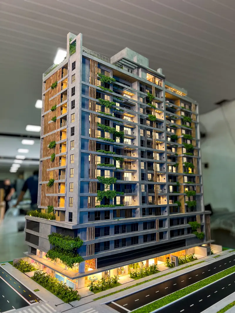 Maquete do empreendimento INC