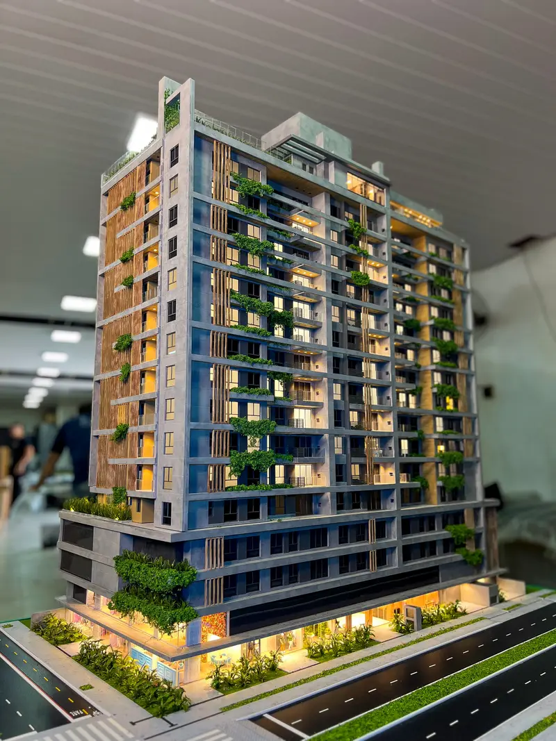 Maquete do empreendimento INC