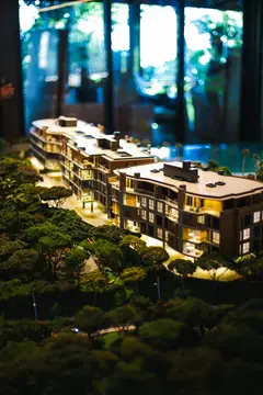 Maquete do empreendimento Praia do Ribeiro