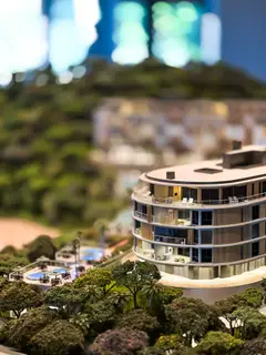 Maquete do empreendimento Praia do Ribeiro