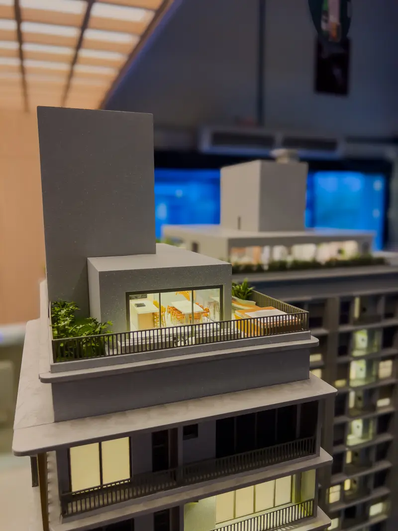 Maquete do empreendimento Arkki