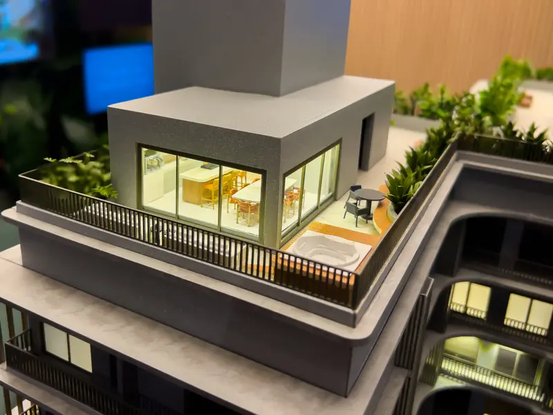 Maquete do empreendimento Arkki