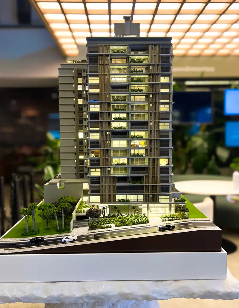 Maquete do empreendimento Arkki