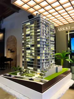 Maquete do empreendimento Arkki