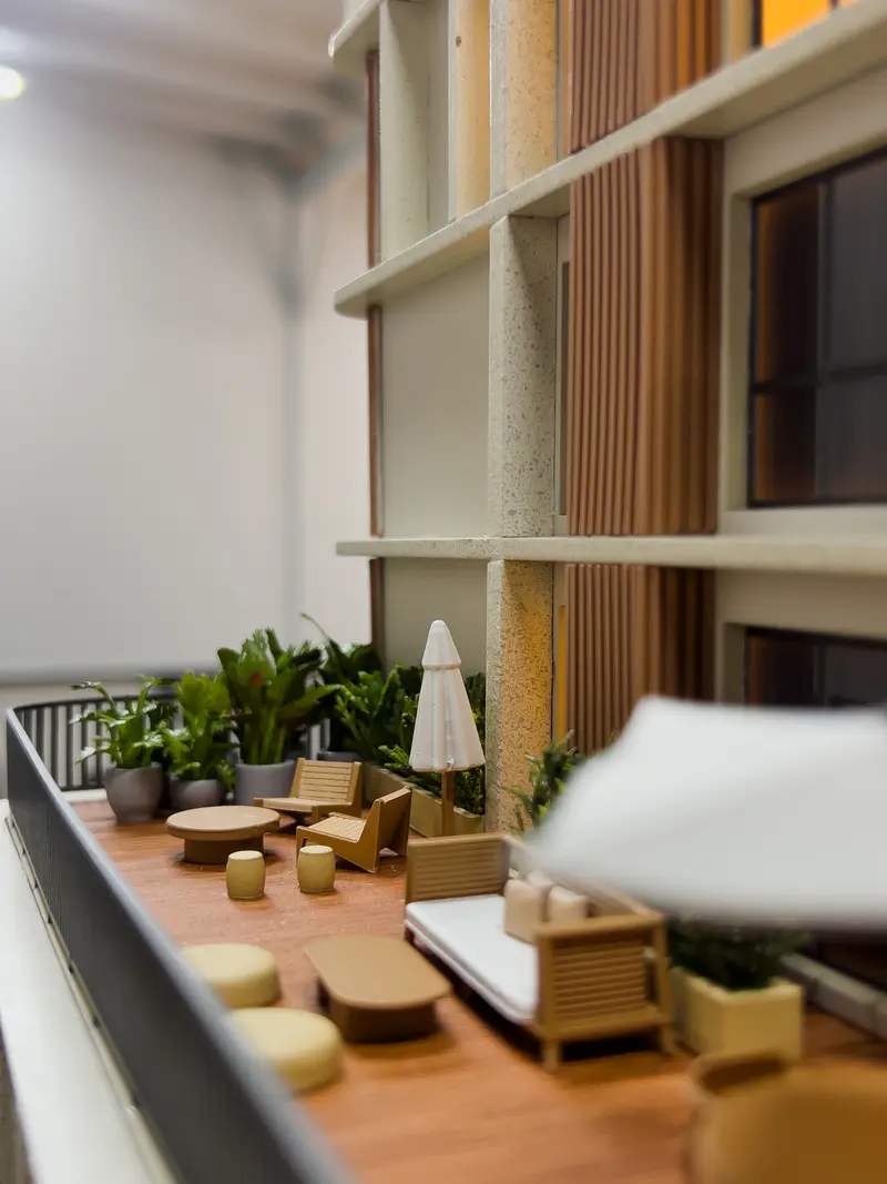 Maquete do empreendimento Verenna