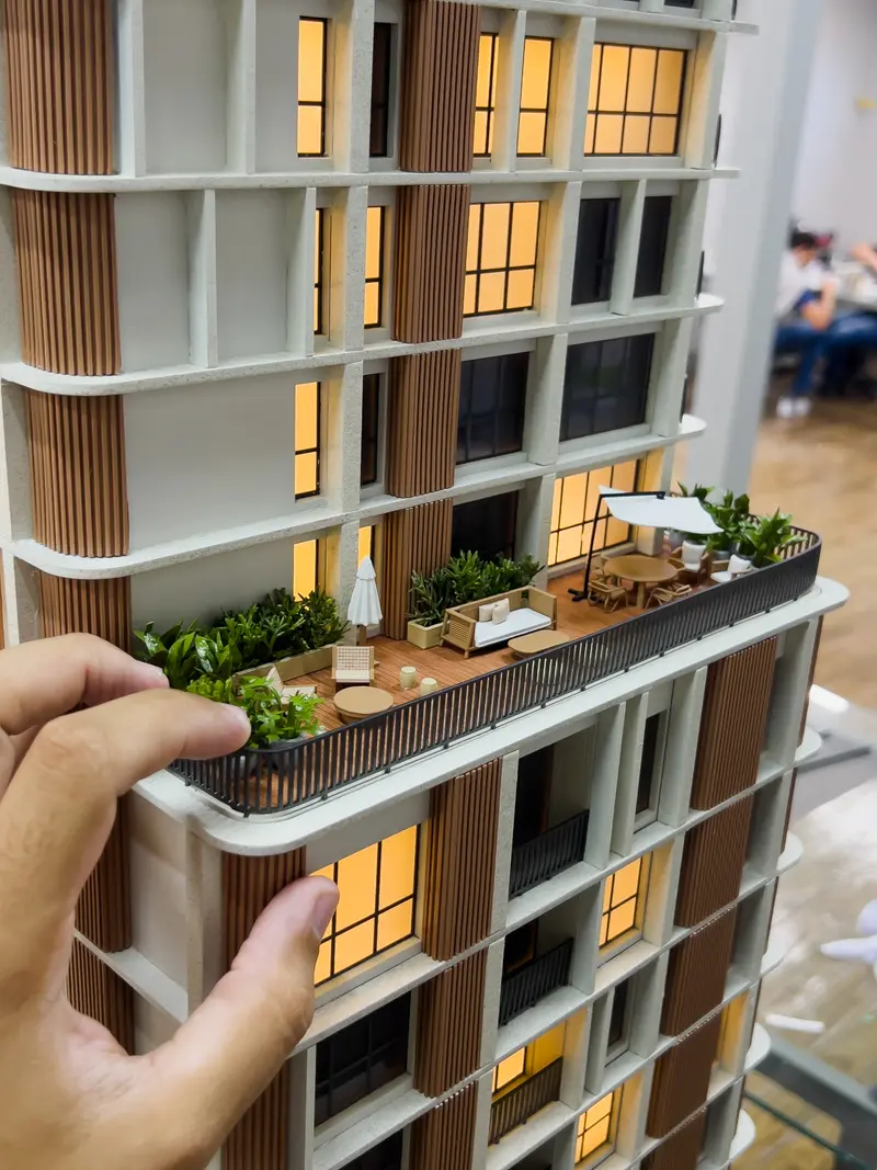 Maquete do empreendimento Verenna