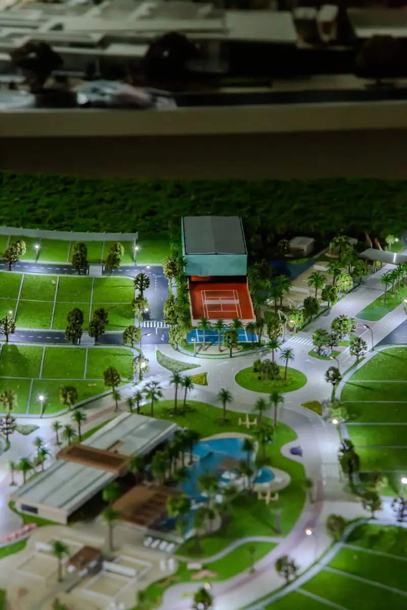 Maquete do empreendimento Noah Garden