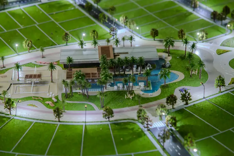 Maquete do empreendimento Noah Garden