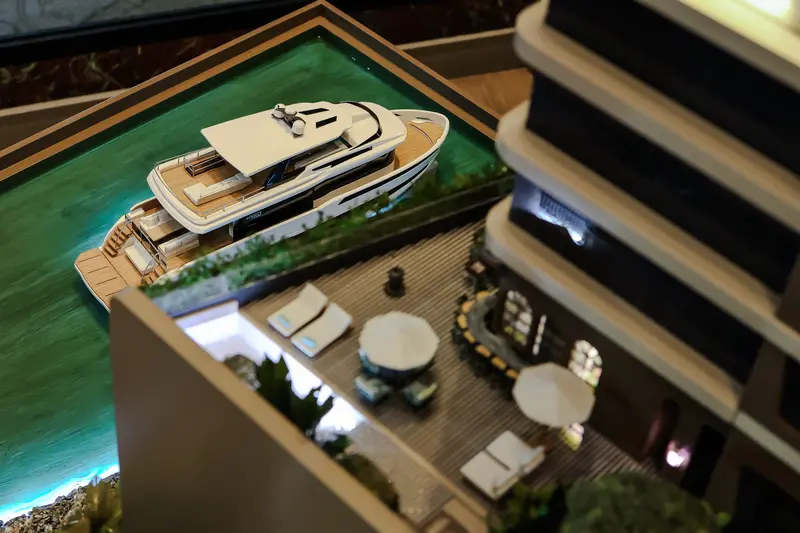 Maquete do empreendimento Charles