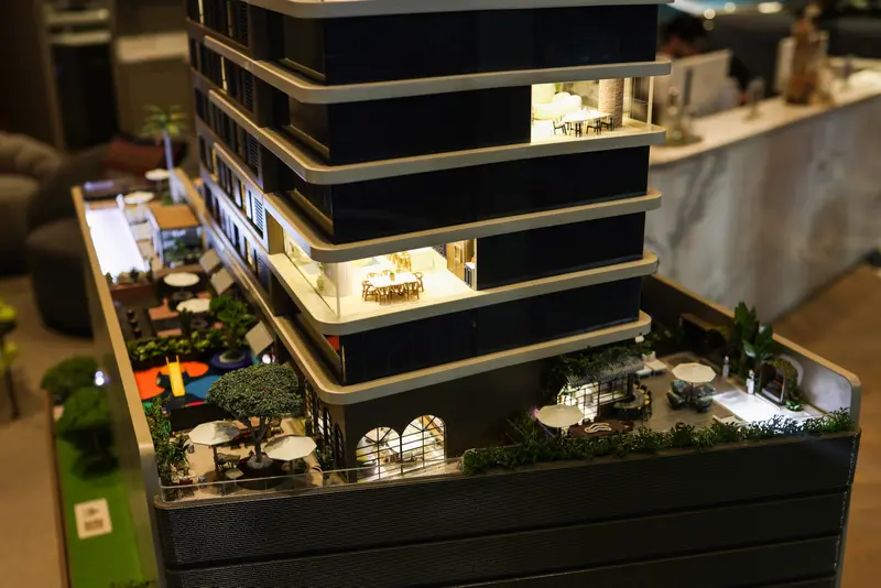 Maquete do empreendimento Charles