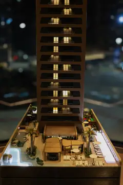 Maquete do empreendimento Charles