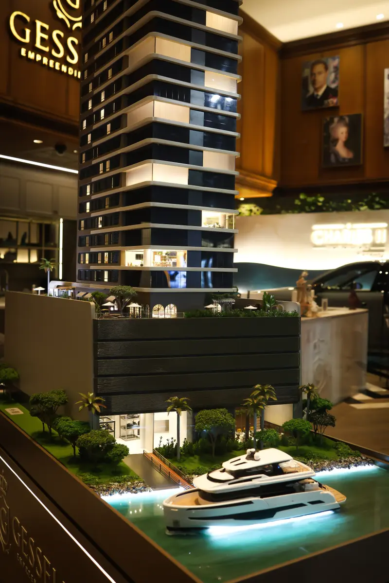 Maquete do empreendimento Charles