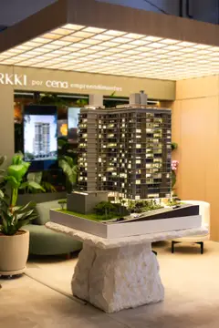 Maquete do empreendimento Arkki