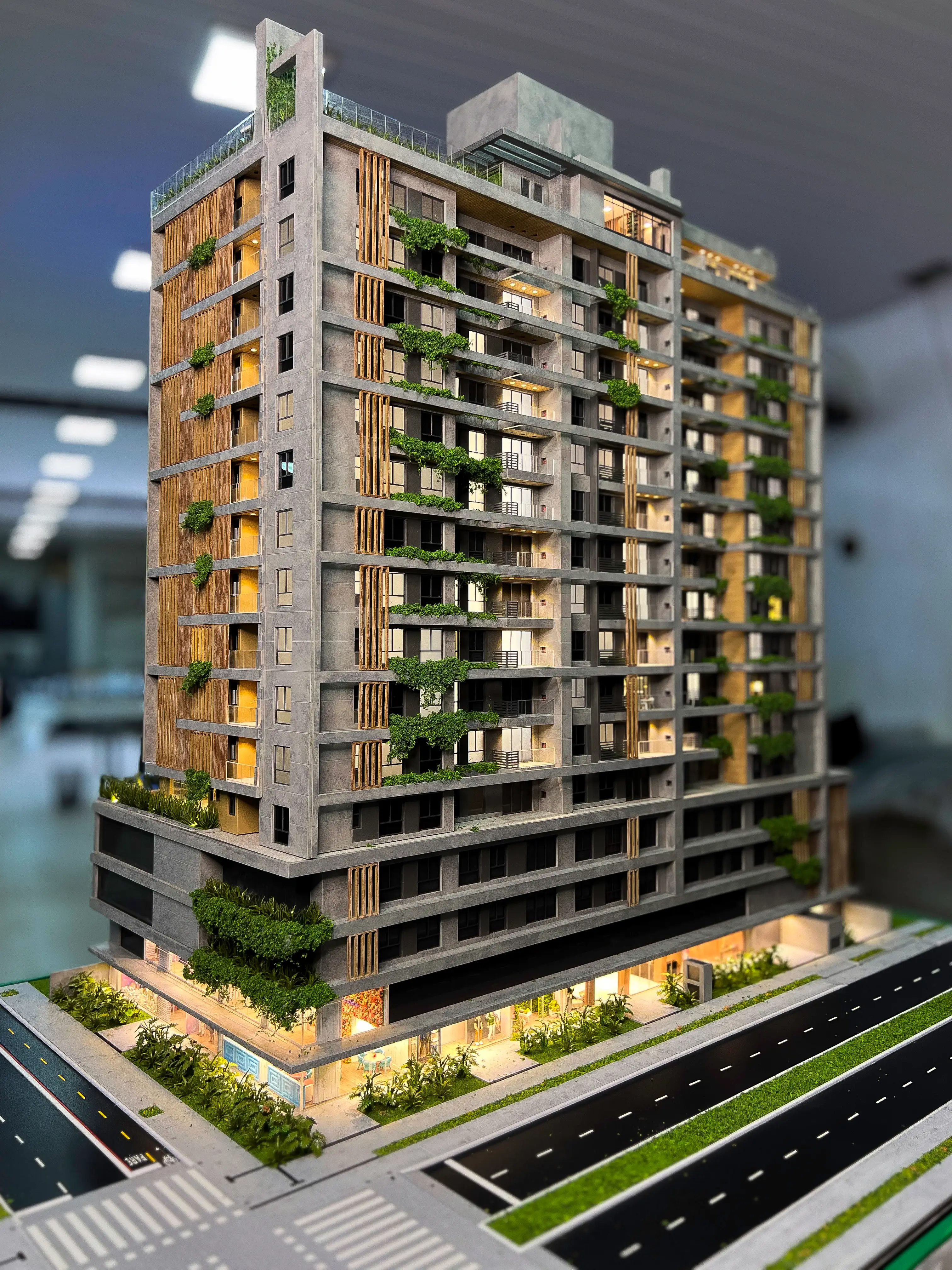 Maquete do empreendimento INC