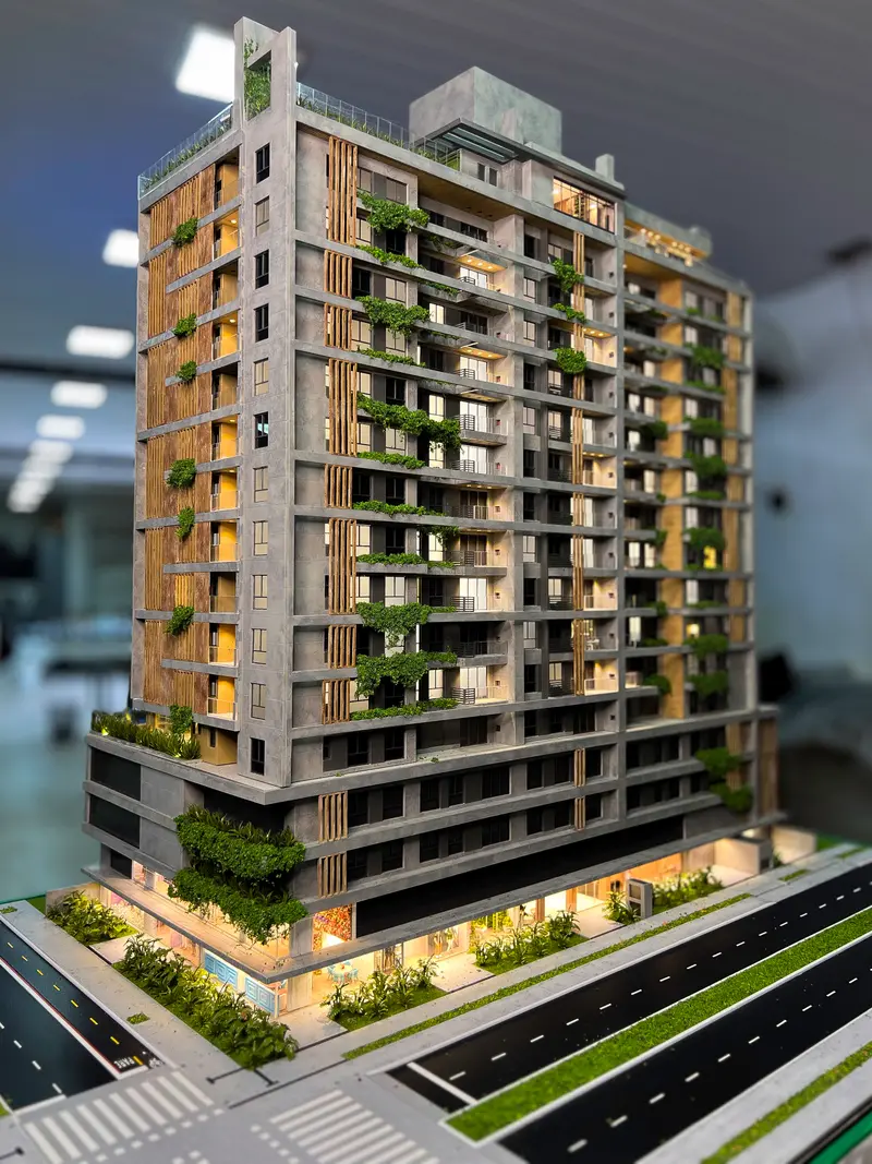 Maquete do empreendimento INC